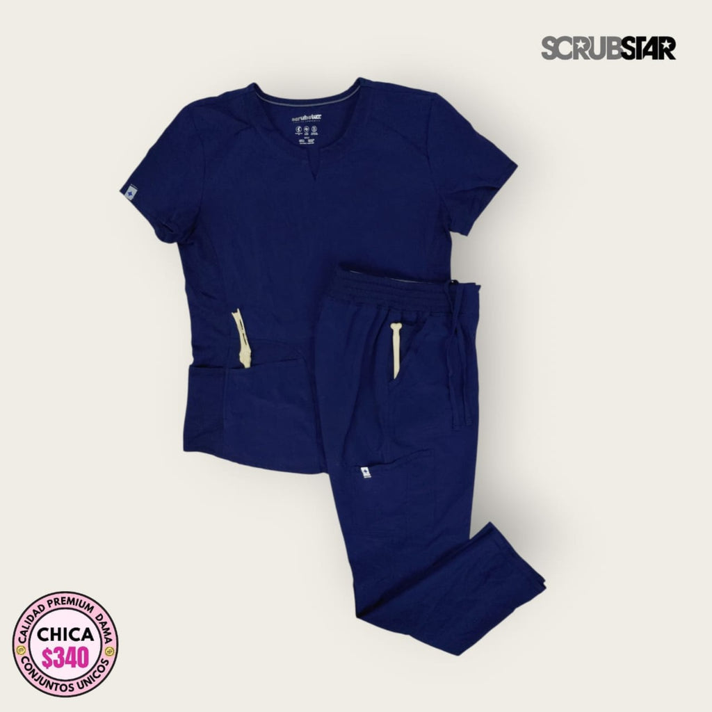 Conjunto médico Scrubstar azul marino - Chica