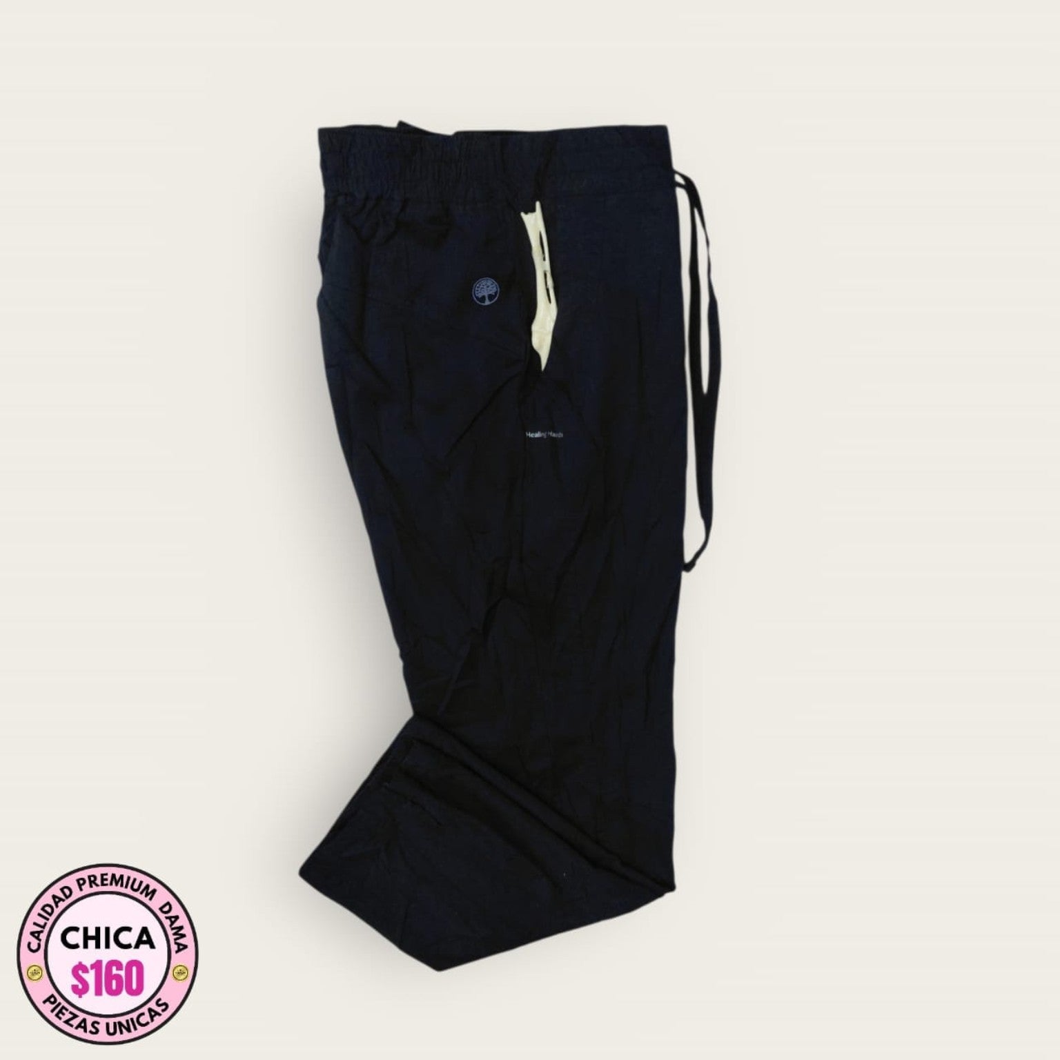 Pantalón médico negro talla chica
