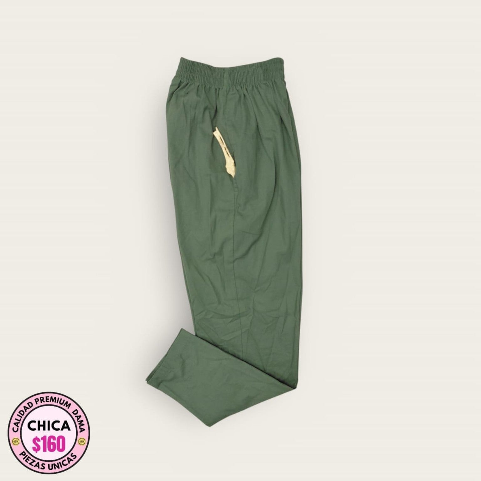 Pantalón médico verde olivo talla chica