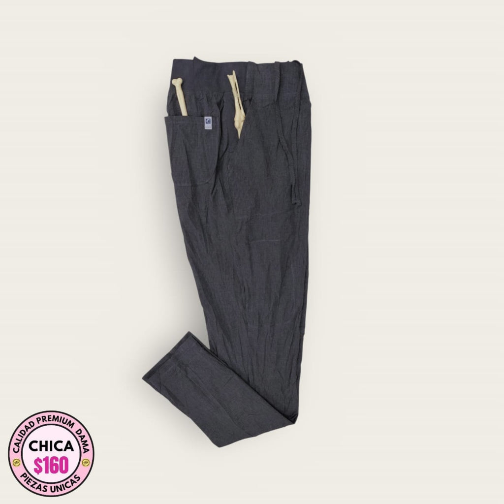 Pantalón médico gris talla chica