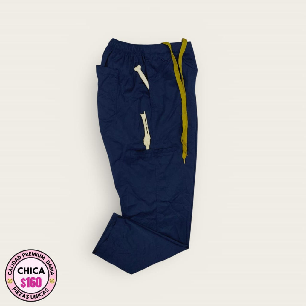 Pantalón médico azul marino talla chica
