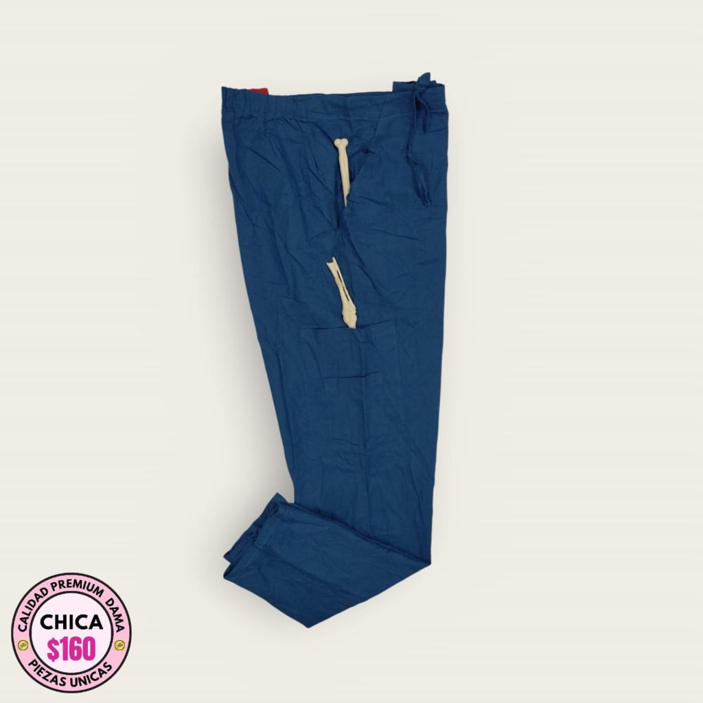 Pantalón médico azul petróleo talla chica