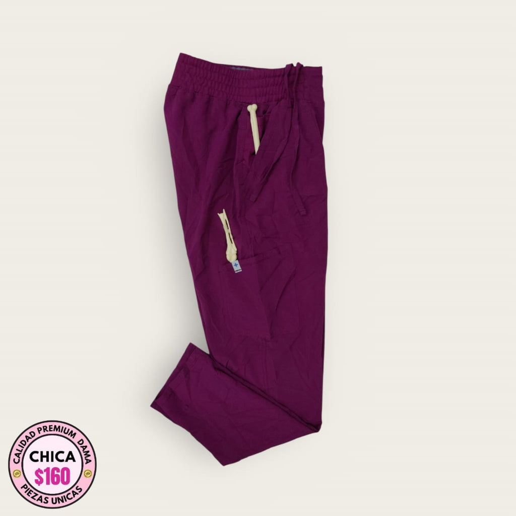 Pantalón vino con cordón — Chica