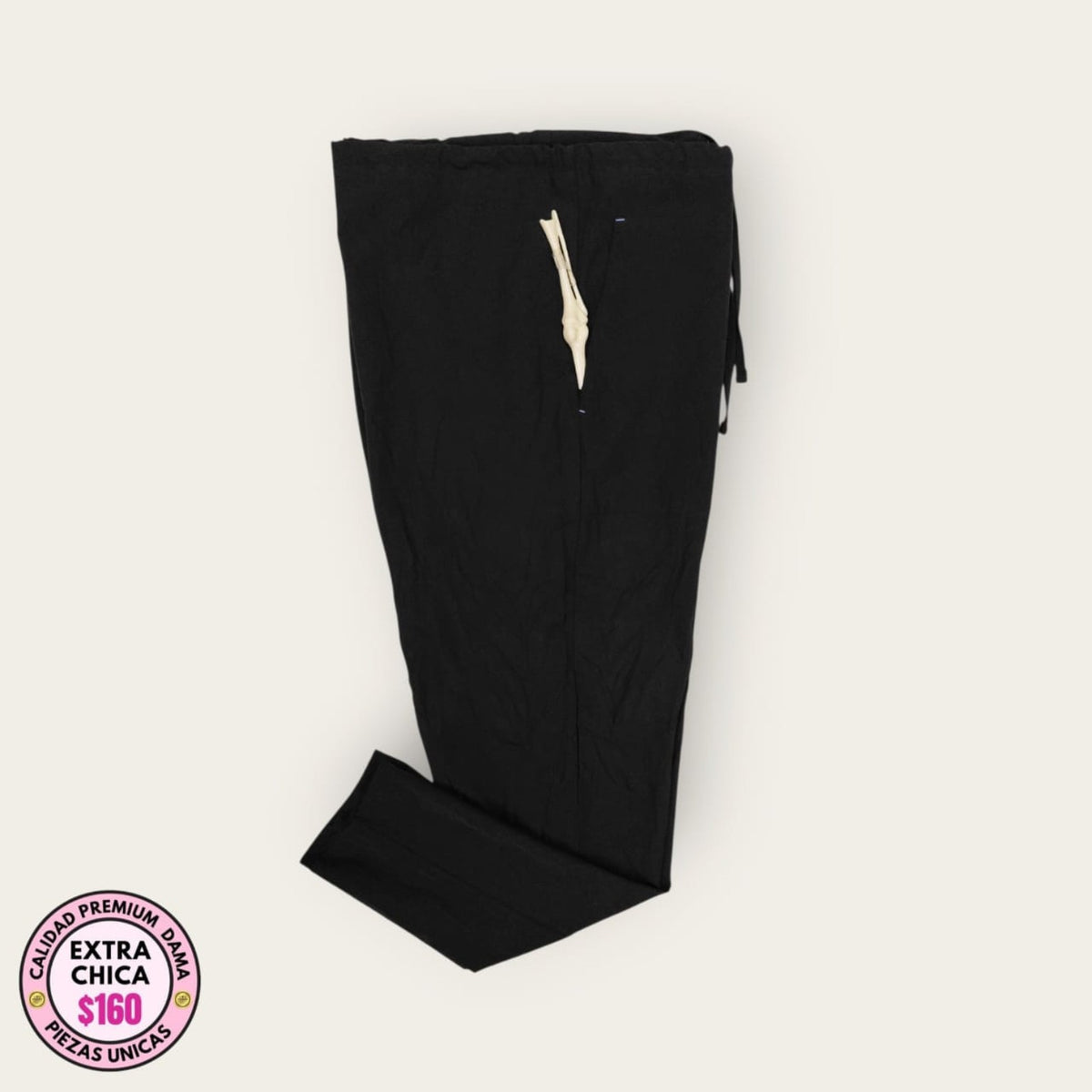 Pantalón médico premium negro clásico | Dama XS