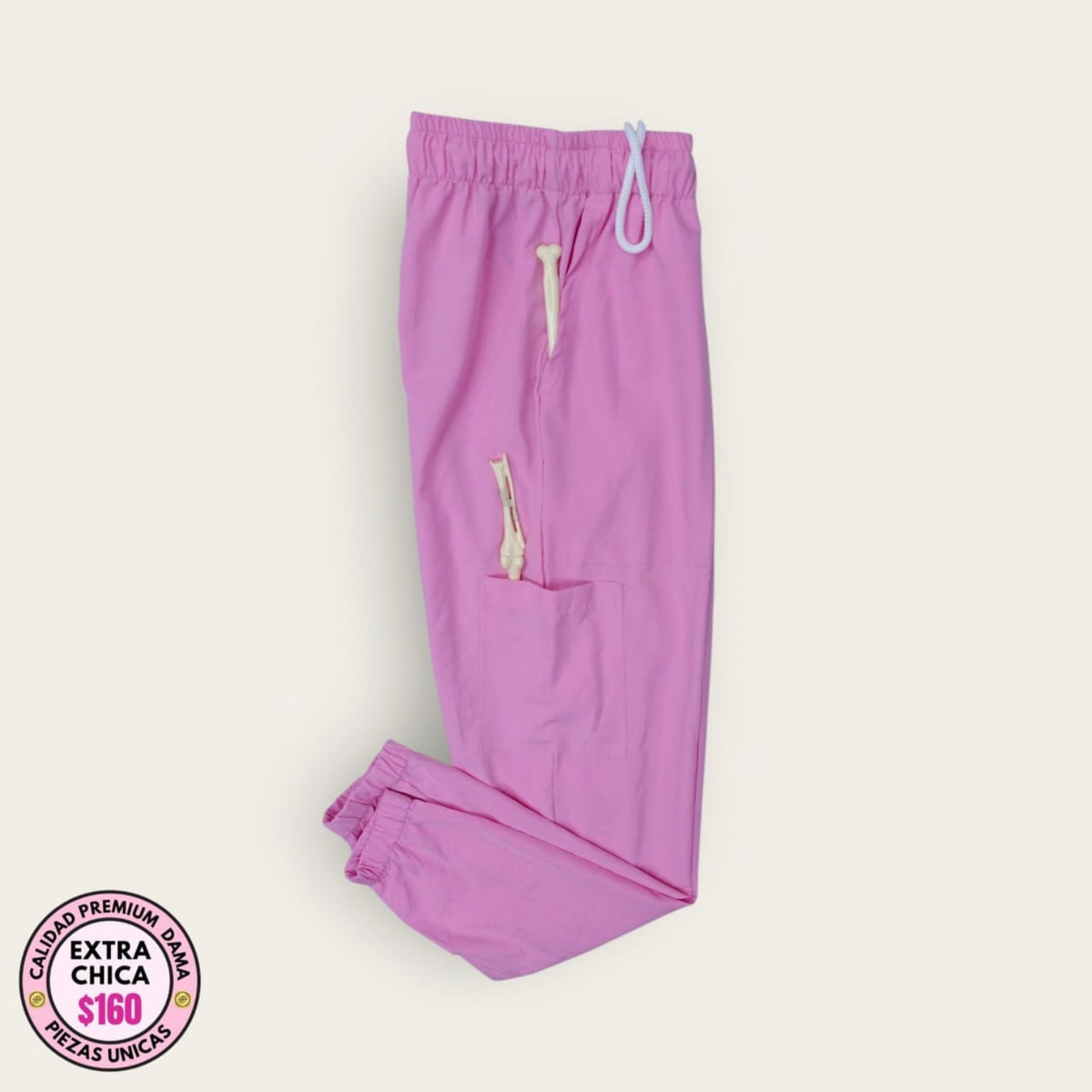 Pantalón médico premium rosa | Dama XS