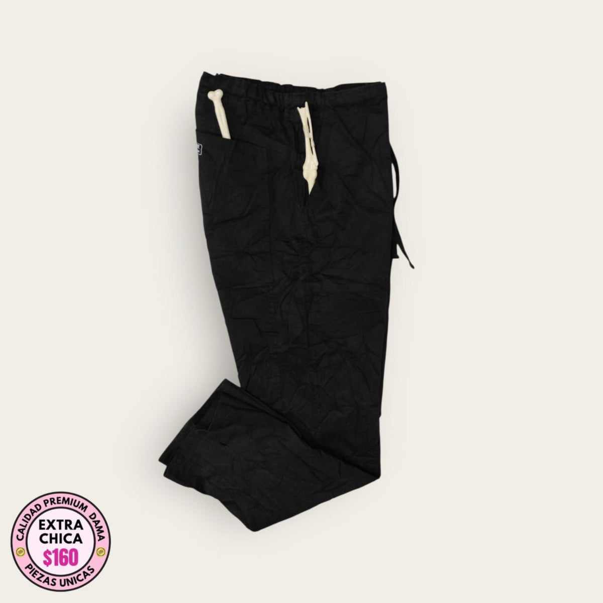 Pantalón médico premium negro | Dama XS