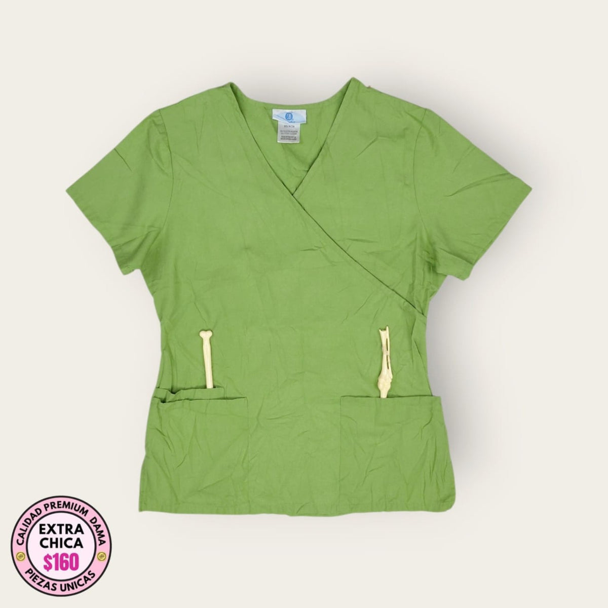 Filipina médica premium verde lima | Dama XS