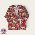 Bata médica estampado safari multicolor | Dama XS