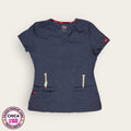 Filipina médica Dickies gris grafito | Dama Chica, uniforme médico premium talla Chica
