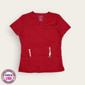 Filipina médica Cherokee Workwear roja | Dama Chica, uniforme médico premium talla Chica