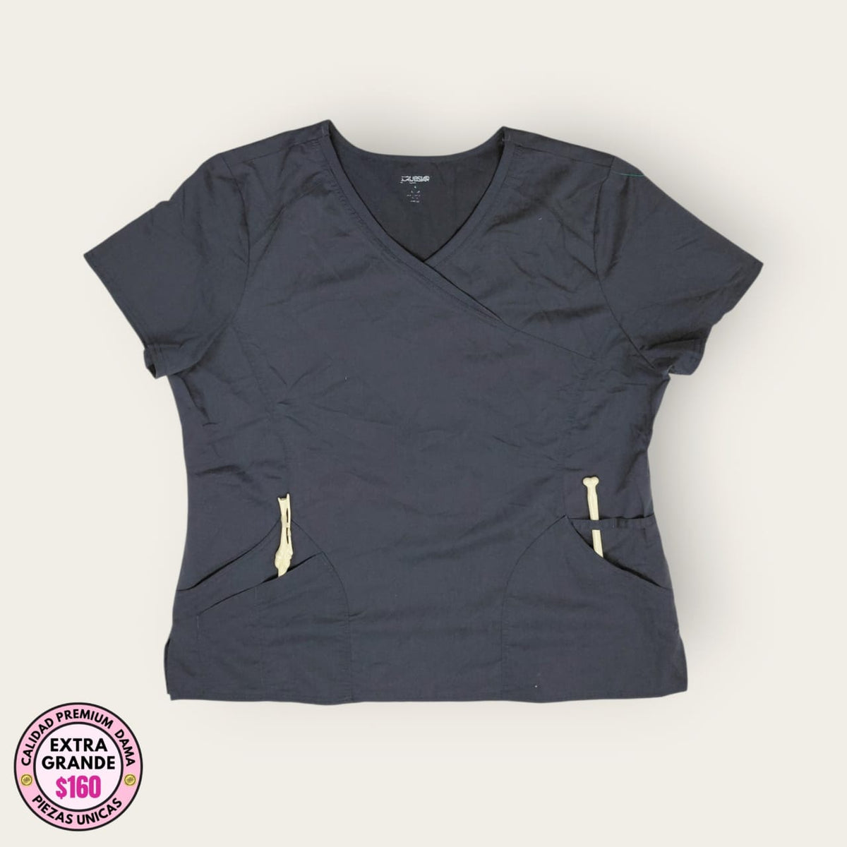 Filipina médica gris grafito | Dama XL