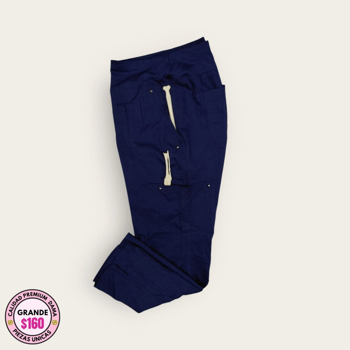Pantalón médico premium color azul marino para dama talla L