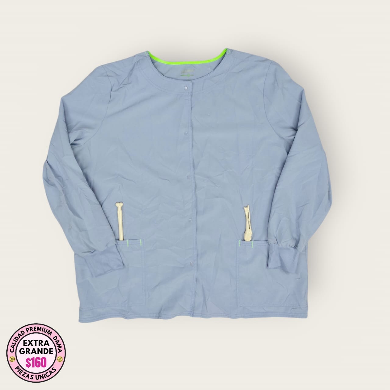 Cubrepolvo médico premium azul cielo | Dama XL