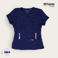Chemise azul