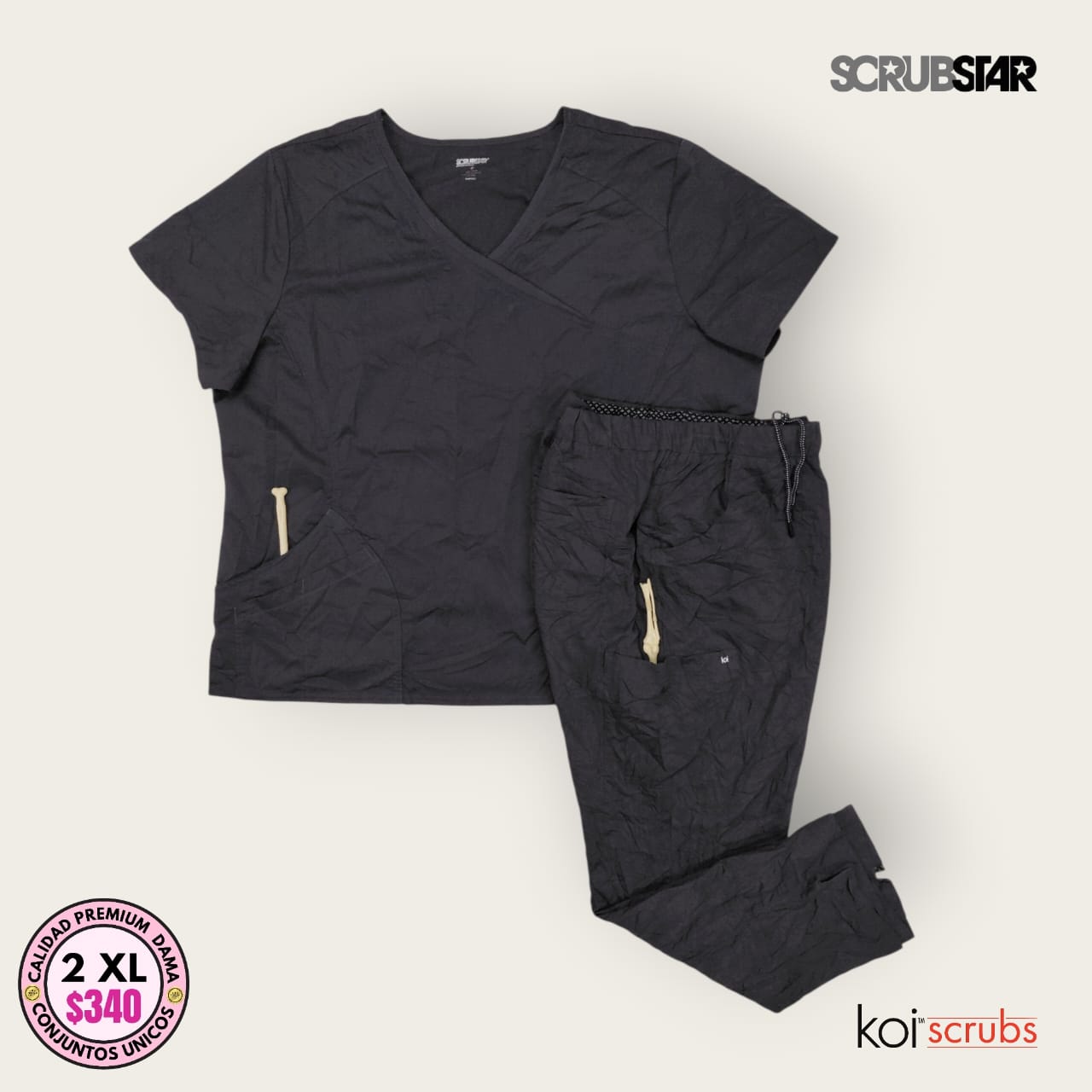 Conjunto gris oscuro