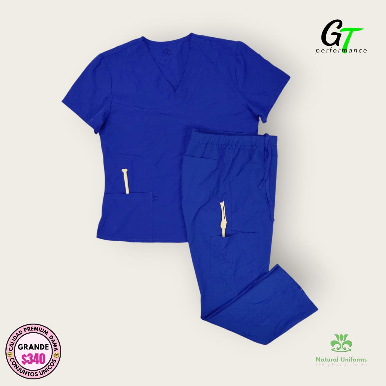 Conjunto azul rey