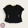 Chemise médica negro | Dama 2XL