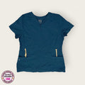 Filipina médica premium verde petróleo (chemise) | XL
