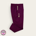 Pantalón médico premium vino, talla extragrande para dama, disponible en Uniformes MID.