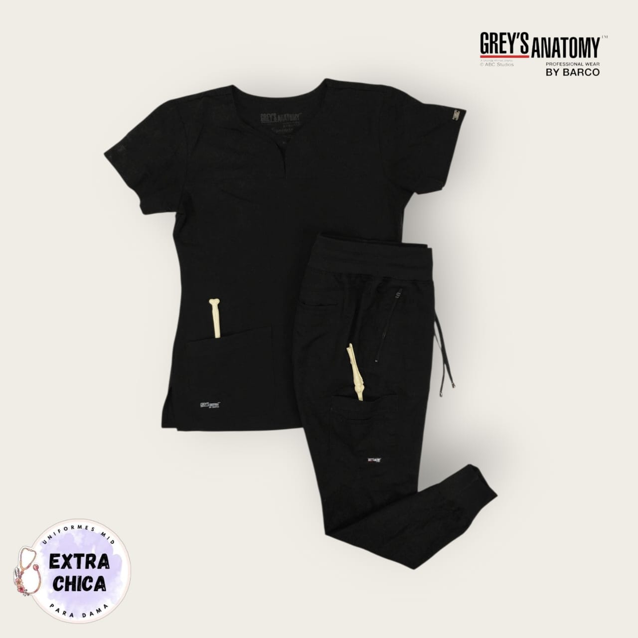 Conjunto negro strech