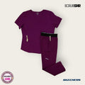 Conjunto médico Scrubstar y Skechers vino con pantalón negro | Dama L