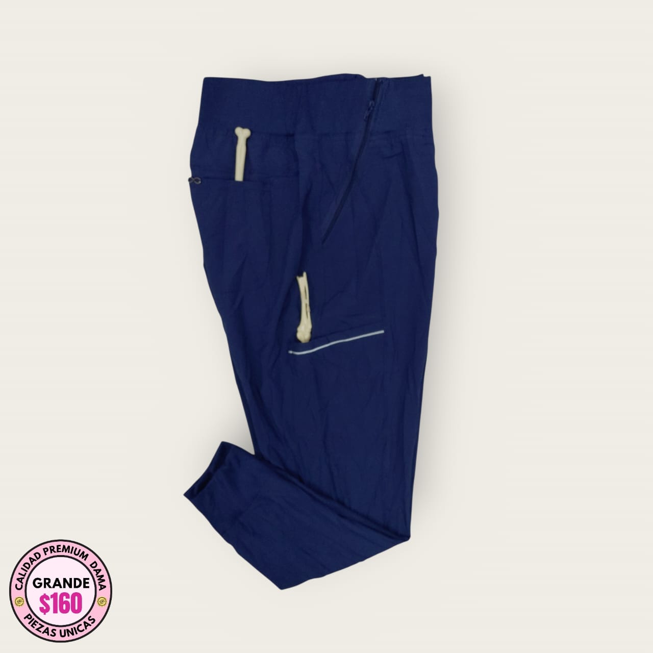Pantalón médico premium azul marino | Dama L