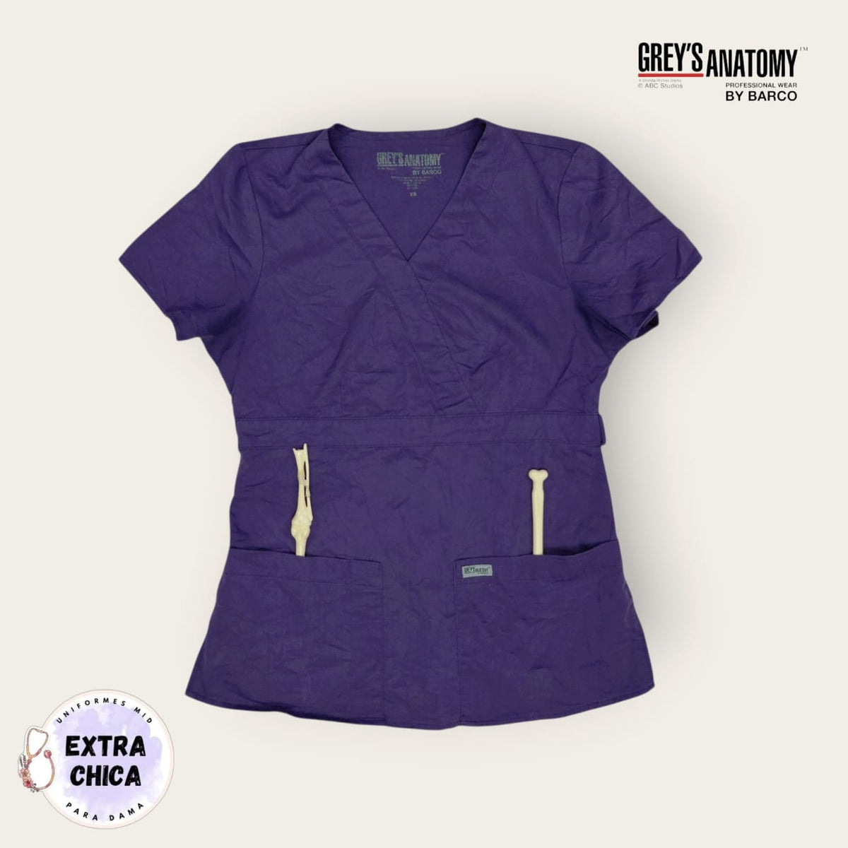 Filipina médica Grey's Anatomy morada | Dama XS