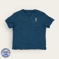 Filipina médica Jaanuu azul petróleo, talla extragrande para caballero, línea Premium de Uniformes MID.