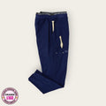 Pantalón médico azul marino cargo cintura deportiva | Dama L