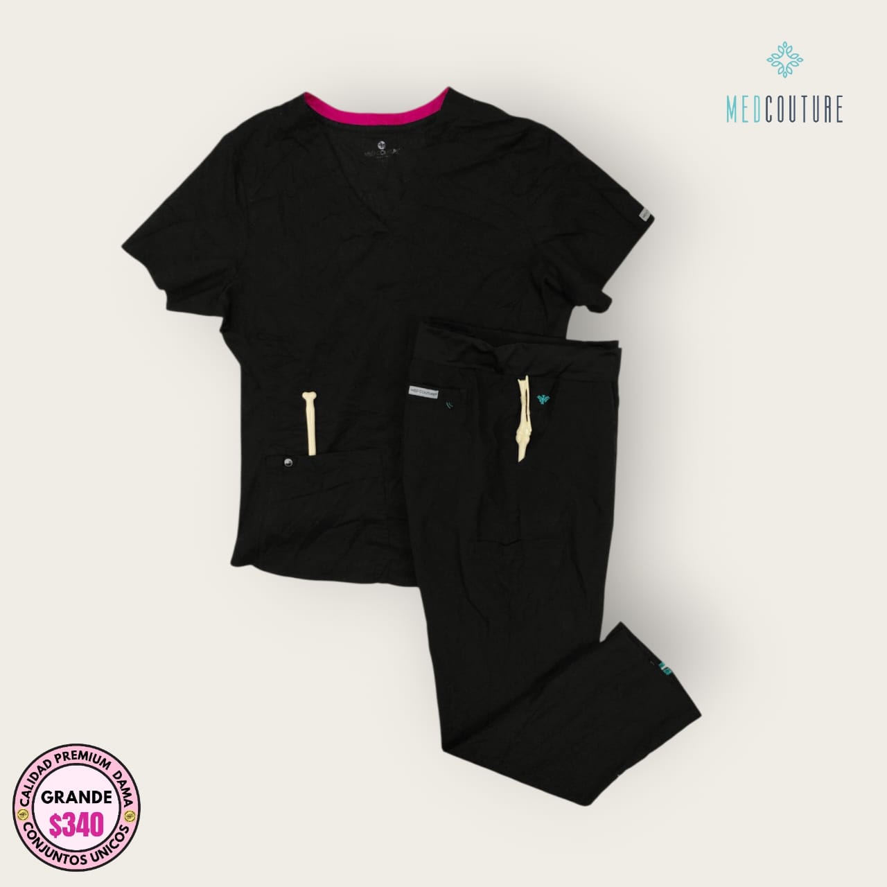 Conjunto negro strech
