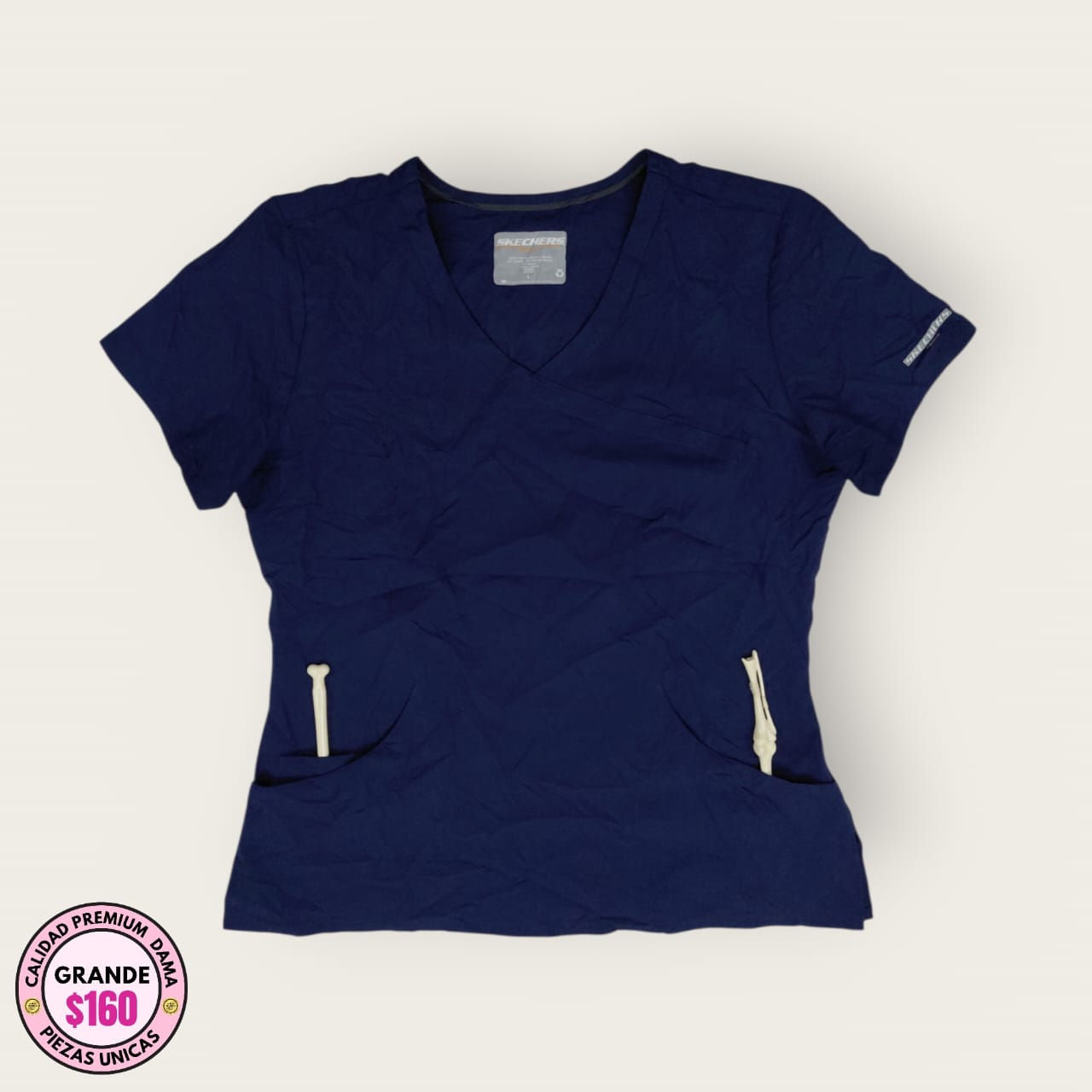 Chemise azul marino
