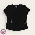 Filipina médica premium color negro para dama talla L