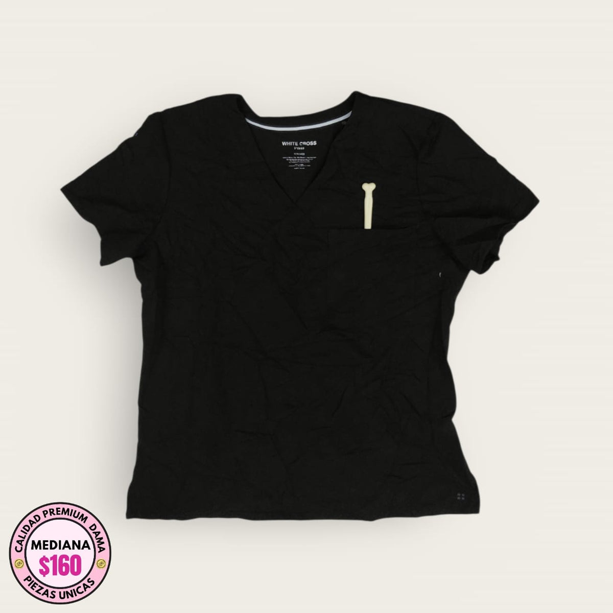 Filipina médica premium negro (chemise) | M