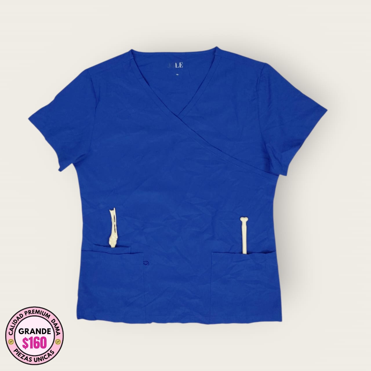 Filipina médica premium azul rey (chemise) | L