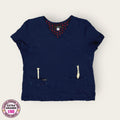 Filipina médica Koi Basics azul marino, talla extragrande para dama, disponible en Uniformes MID.