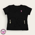 Filipina médica premium Uniformes MID color negro para dama talla L