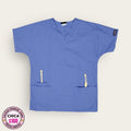 Filipina médica premium color azul lavanda para dama talla S