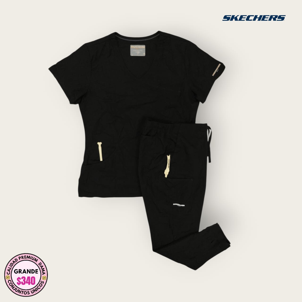 Conjunto negro strech