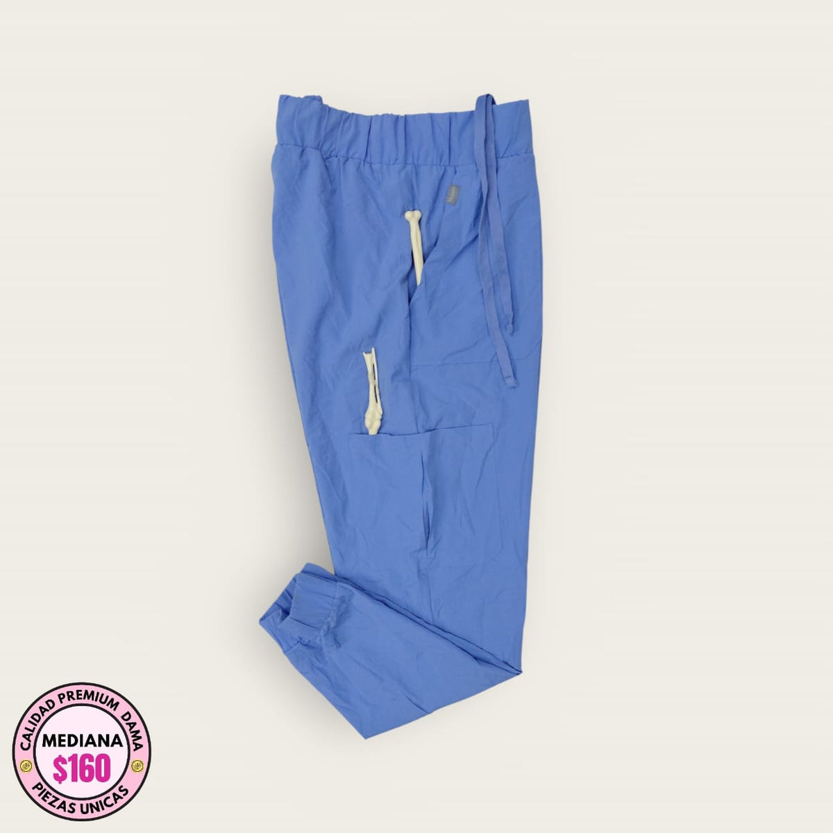Pantalón médico premium azul cielo | Dama M