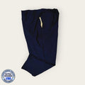 Pantalón médico azul marino con cordón negro, talla extragrande para caballero, línea Premium de Uniformes MID.