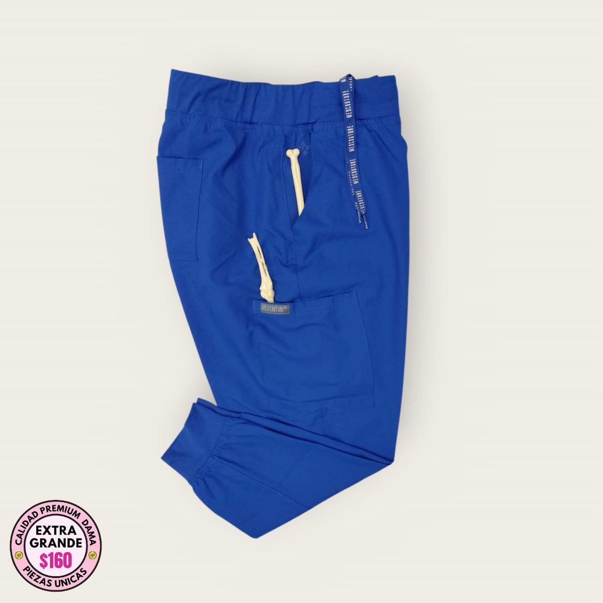 Pantalón médico premium azul rey | Dama XL