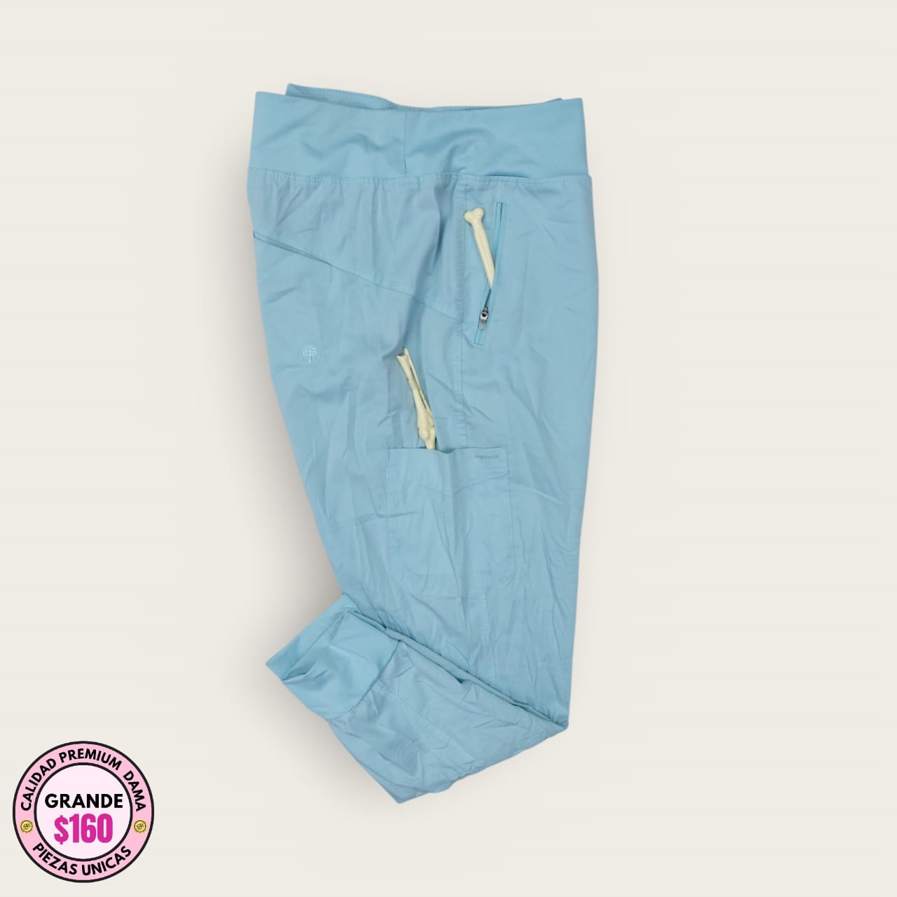 Pantalón médico premium azul cielo | Dama L