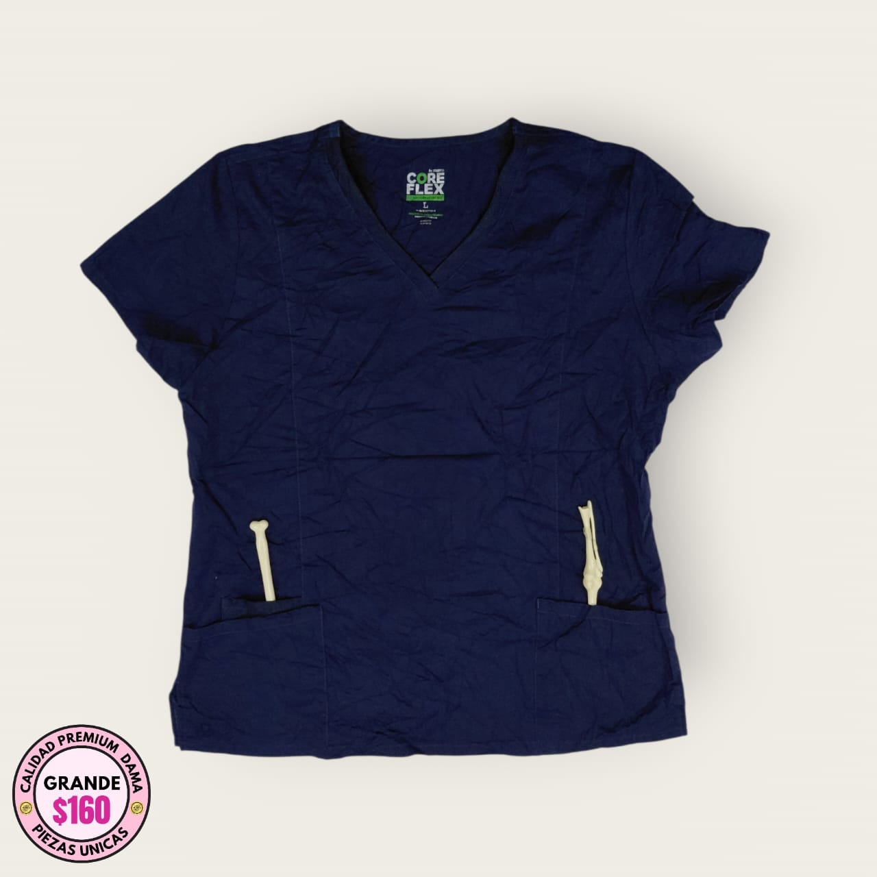 Chemise azul marino