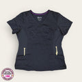 Filipina médica Healing Hands Purple Label gris, talla extragrande para dama, disponible en Uniformes MID.