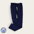 Pantalón médico azul marino cargo con cordón, talla grande para caballero, línea Premium de Uniformes MID.