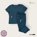 Conjunto médico Healing Hands y Scrubstar verde petróleo | Dama XL