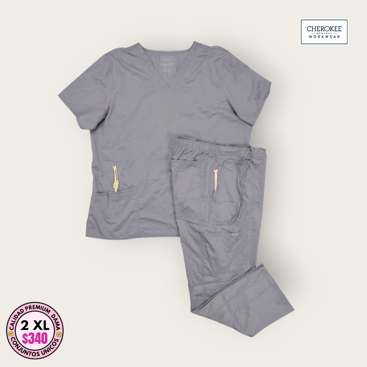 Conjunto gris strech