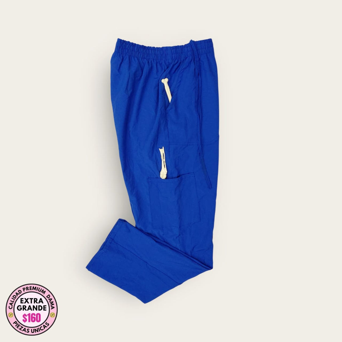 Pantalón médico azul rey | Dama XL