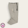 Pantalón médico premium beige con cordón negro, talla mediana para dama; vista de la prenda disponible en Uniformes MID.