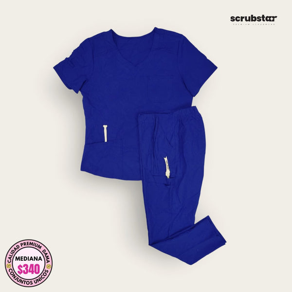 Conjunto médico Scrubstar azul rey | Dama M